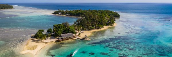 Erakor Island Port Vila Vanuatu aerial view