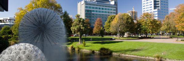 city centre river christchurch new zealand