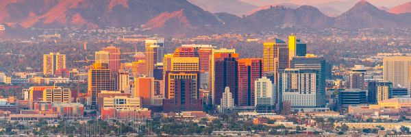 Phoenix City Centre at sunset
