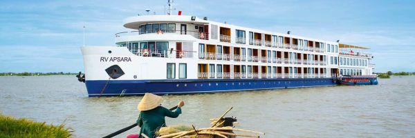 Travelmarvel RV Apsara cruising through the rivers of Vietnam