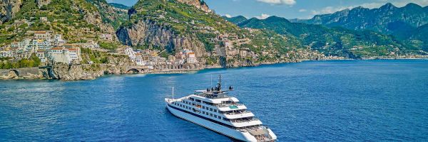 Yacht in the Mediterranean