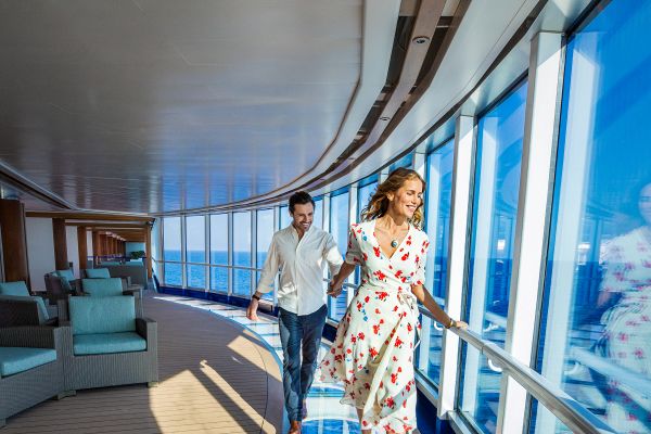 Onboard a Princess cruise ship