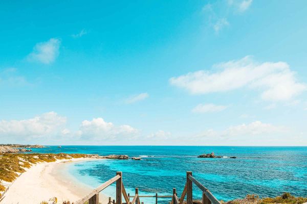 Boardwalk heading down to beach