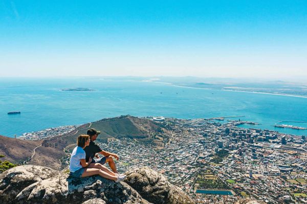 Spotting cheetahs on a safari