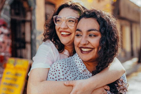 Happy young couple,Santiago de Chile,Chile
