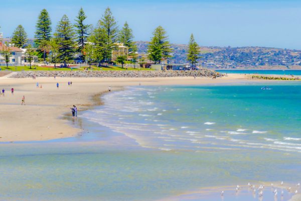 Shallow waves on a beach