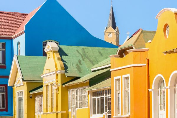 Colourful buildings