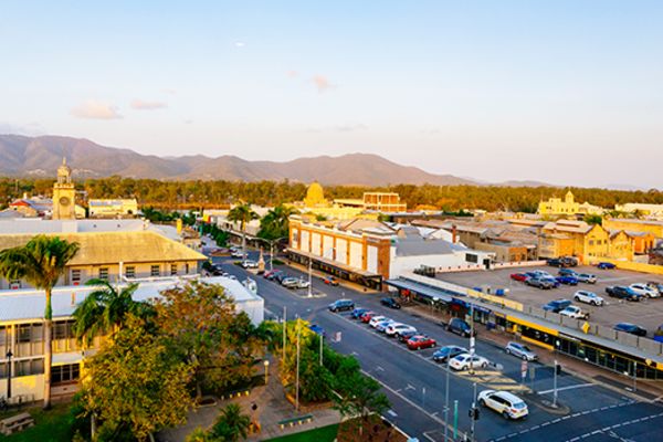 rockhampton town in the afternoon