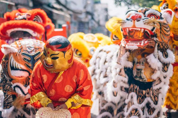 Vietnamese dragon costume