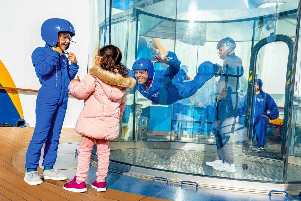 Indoor skydiving simulator