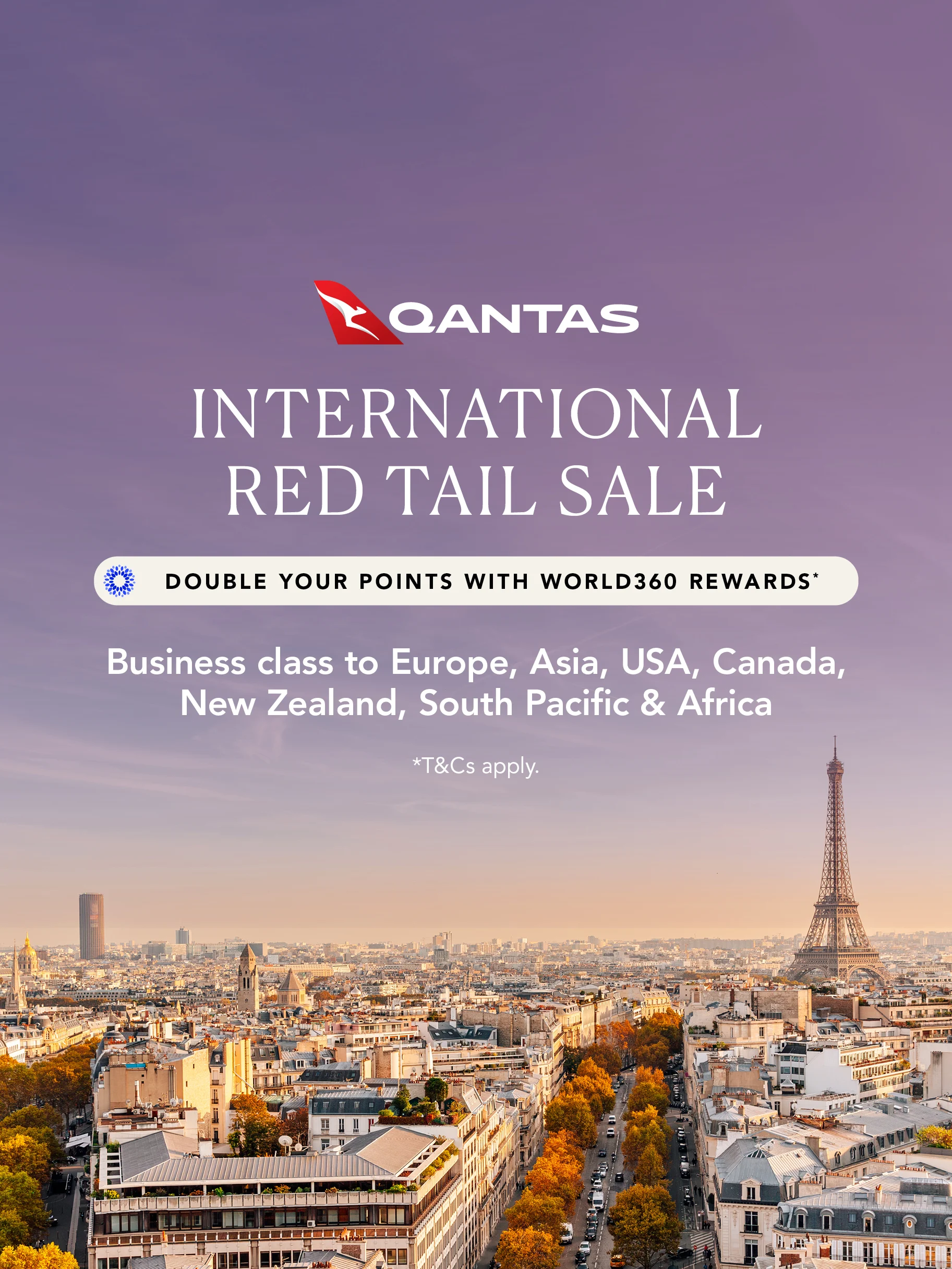 Web tile Qantas