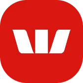 The Westpac logo featuring the white stylised "W" icon on a red rounded square background.