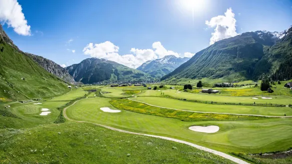 Andermatt Golf Course luxury travel