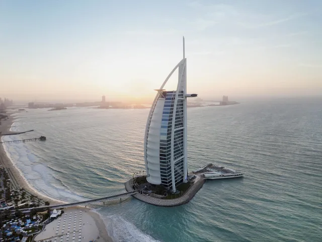 Jumeirah Burj Al Arab luxury hotel Dubai United Arab Emirates