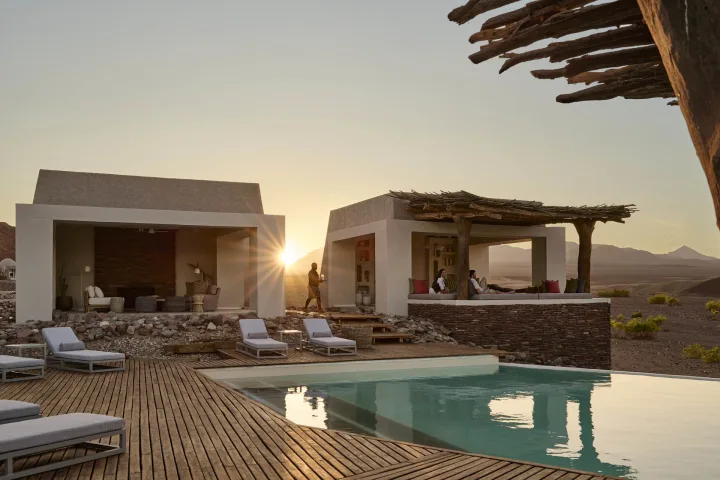 Okahirongo Elephant Lodge luxury hotel Kaokoland Namibia