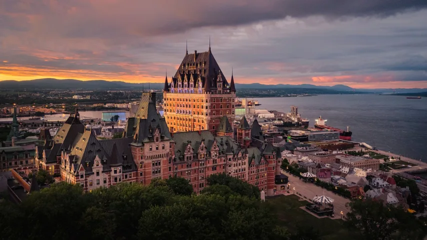 Fairmont Le Chateau Frontenac luxury hotel Canada