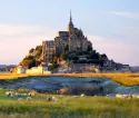 Mont Saint-Michel castle in Normandy, France