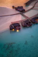 Over water villa, luxury travel holiday, Maldives 