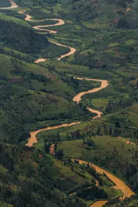 Pictured is Nyabarongo River, Rwanda.