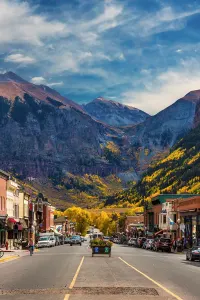 Main Street in Telluride, Colorado, USA