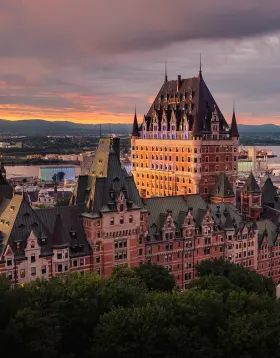 Fairmont Le Chateau Frontenac luxury hotel Canada