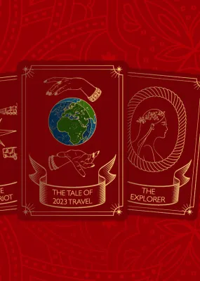 Travel Tarot cards.