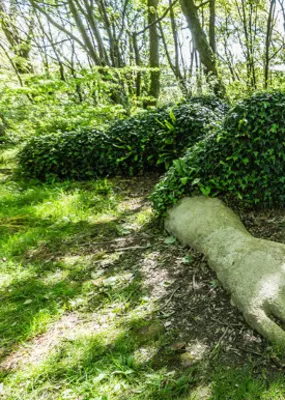 The Lost Gardens Heligan&#039;s impressive Mud Maid sculpture