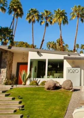mid-century modern house palm springs