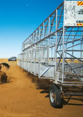 Horse racing taking place in Julia Creek, Australia
