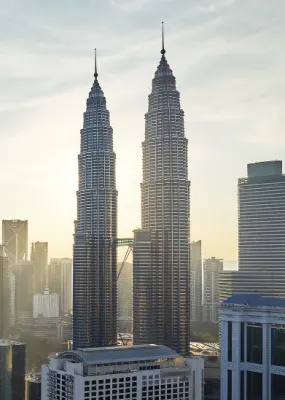 View of the Kuala Lumpur skyline