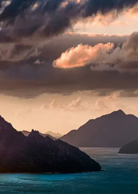 View from Whitsundays passage peak 