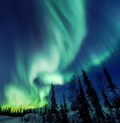 Northern Lights spotted in Yellowknife, luxury travel holiday, Canada