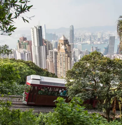 Peak Tram luxury travel holiday to Hong Kong