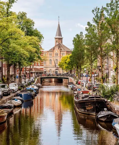 Luxury Travel: Bloemgracht canal in Amsterdam, Netherlands