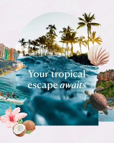 Luxury travel: Soiree in the Sun Campaign_Offer tile