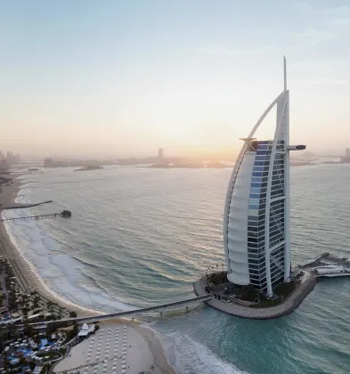 Jumeirah Burj Al Arab luxury hotel Dubai United Arab Emirates