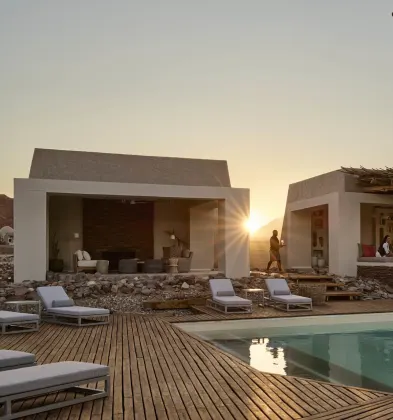 Okahirongo Elephant Lodge luxury hotel Kaokoland Namibia