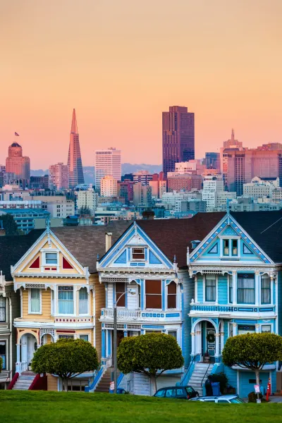 Houses in San Francisco, California, luxury travel holiday, USA