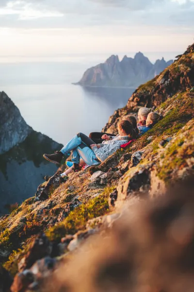 Senja island in Troms county, Norway