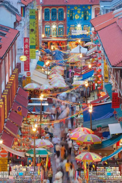 Chinatown in Singapore luxury travel holiday