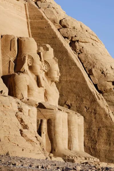 Statues at Abu Simbel, luxury travel holiday, Egypt