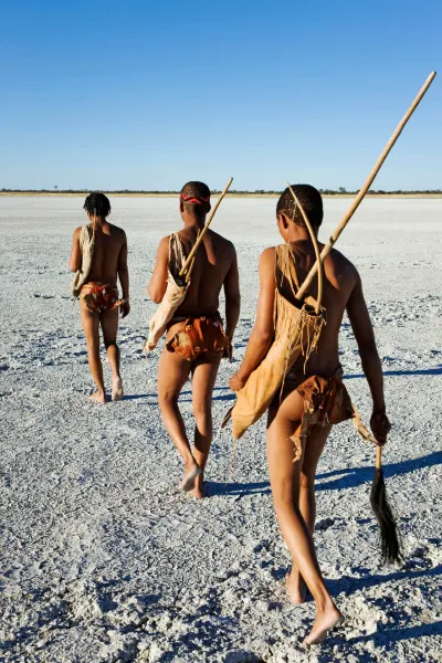 Bushmen in Botswana.