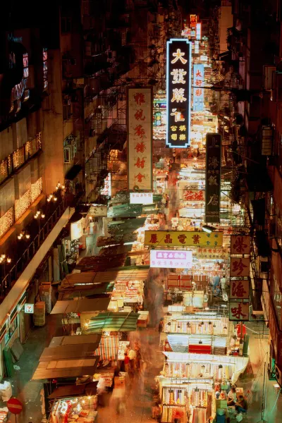 Temple Street Markets Hong Kong luxury travel holiday 