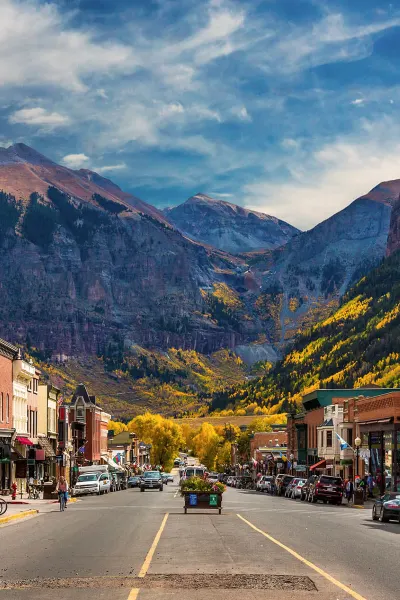 Main Street in Telluride, Colorado, USA