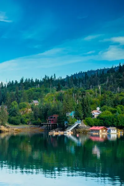 a boat ride across Kachemak Bay from Homer, Alaska