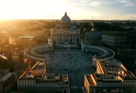 Aerial View of Vatican City luxury travel