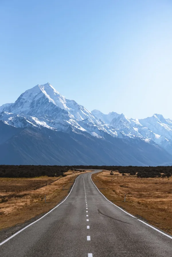 New Zealand road image