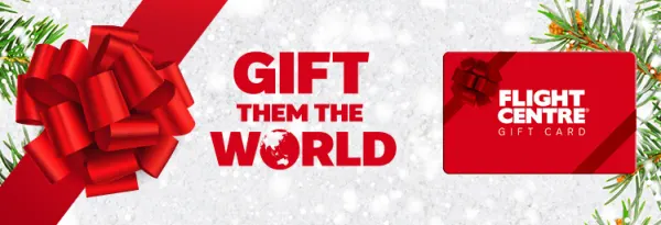 Gift them the world. Flight Centre Gift Card