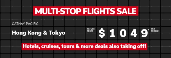 multi stop flight sale 