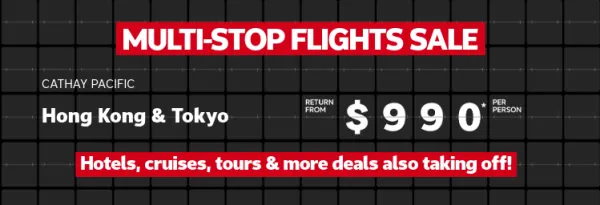 multi stop flight sale 